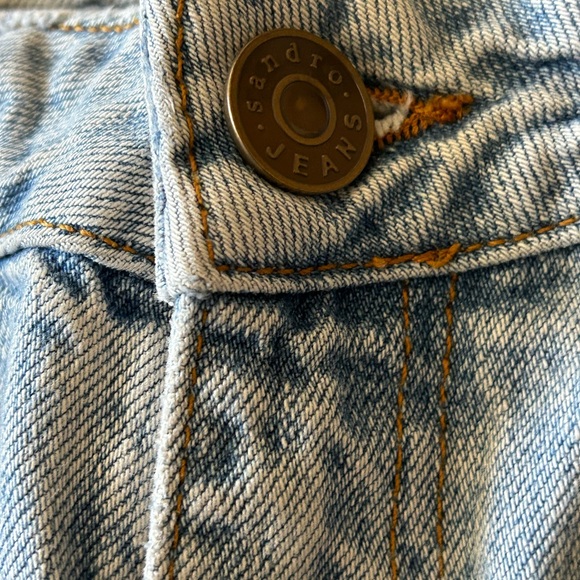 Sandro Paris Embroidered Flame Jeans - Picture 5 of 6